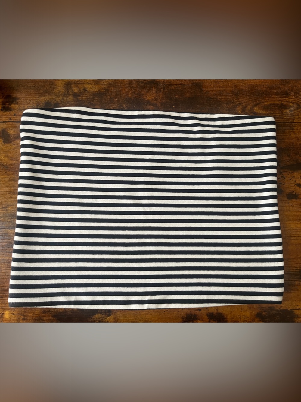 GAP Black and White Striped Pencil Top